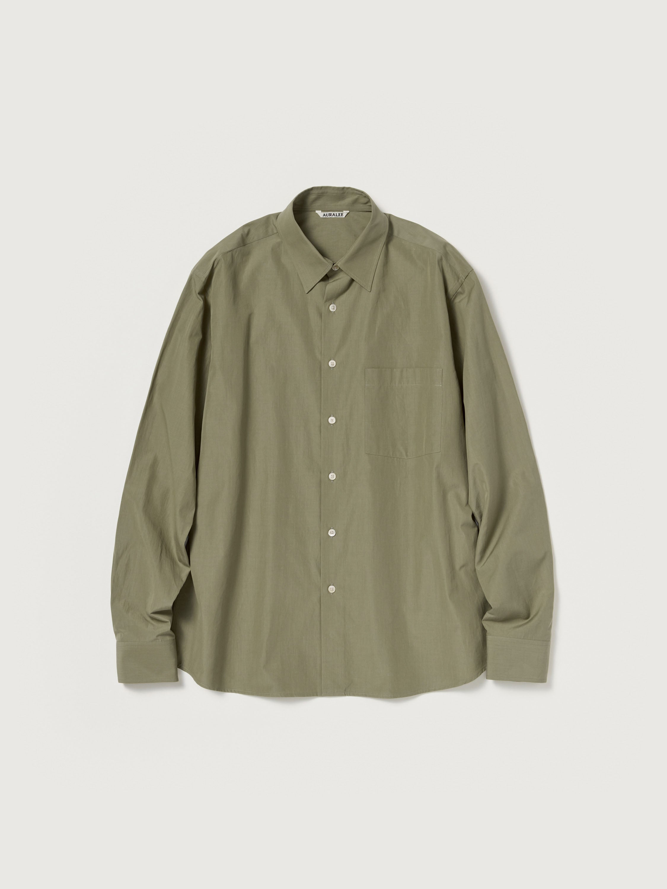 AURALEE 26AW FINX LIGHT WEATHER CHAMBRAY SHIRT